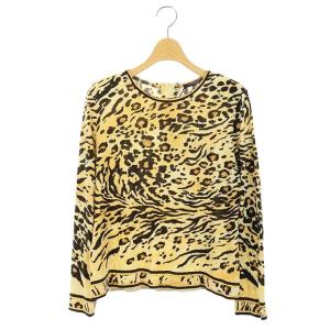 プルオーバーレオパードカットソー L グレー