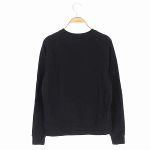 MSGM スウェット トレーナー 長袖 ロゴ プリント S 黒 ブラック