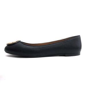 TORY BURCH 6.5 23.5cm CLAIRE BALLET FLAT バレエシューズ フラット パンプス 紺 ネイビー