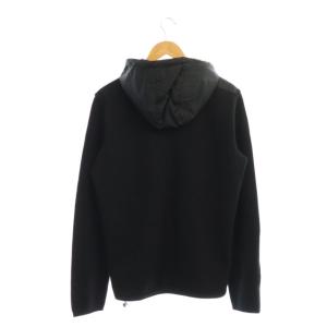 PRADA SPORT ジャケット フード付き パーカー ジップアップ ニット スタンドカラー 黒 ブラック