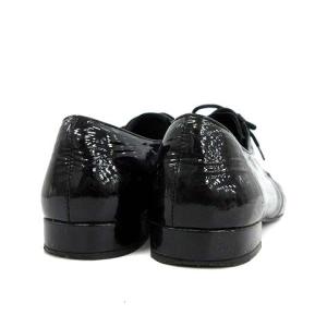 PRADA オックスフォードシューズ エナメル 36.5 ブラック