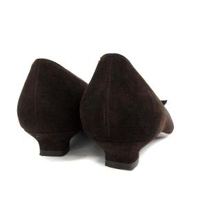 Salvatore Ferragamo ガンチーニ スエードパンプス ブラウン