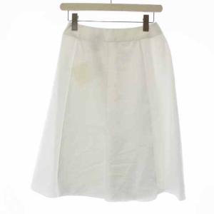 CHANEL 99P 90s ココマーク フレアスカート ヴィンテージ スリット 36 ホワイト