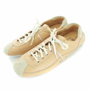 PRADA CAR SHOE ドライビングシューズ レザー 37.5 ベージュ