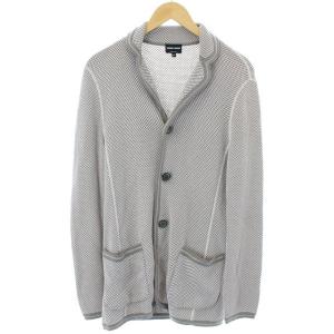 ニットカーディガン オーバーサイズ 48 L ベージュ グレー