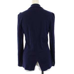 EMPORIO ARMANI テーラードジャケット シングル 38 M 紺 ネイビー