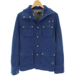 中綿ジャケット S ブルー