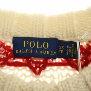 POLO RALPH LAUREN ニット ネイティブ柄 アイボリー