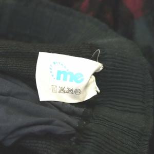 me ISSEY MIYAKE ガウチョパンツ イージー ハイウエスト 刺繍 黒