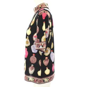 LEONARD FASHION 香水柄Tシャツ L ブラック