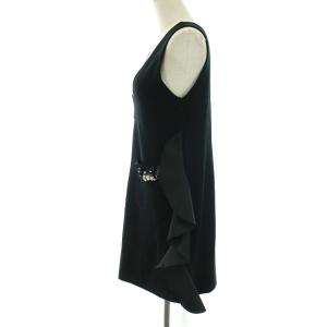 Chesty 19AW フリルニットワンピース ブラック