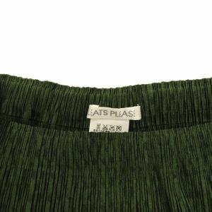 PLEATS PLEASE ISSEY MIYAKE ISSEY MIYAKE 09SS タイトスカート 総柄 3 グリーン