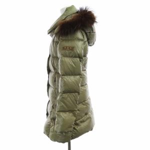 TATRAS UCCELLIERA ラクーンファーダウンコート カーキ