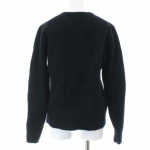 POLO RALPH LAUREN スキーベアニット セーター クルーネック 長袖 ポロベア 刺繍 ウール XL ブラック