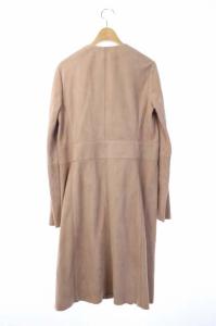 Theory スプリングコート BENNA SUEDE ALVINGTON S ロング S ピンク