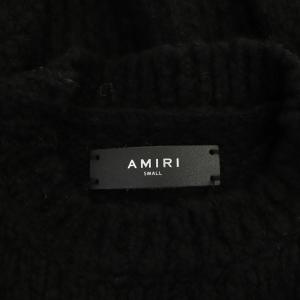 AMIRI LOVERSロゴ ニット カシミヤ混 S 黒