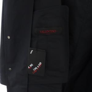 VALENTINO 2019年 INDIA K slogan print parka coat フーテッドロングコート