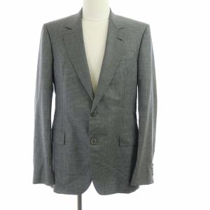 BOTTEGA VENETA スーツセットアップ テーラードジャケット スラックス チェック 50 グレー