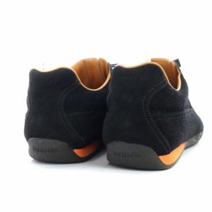 HERMES クイック ローカット スニーカー スエード 38  ブラック