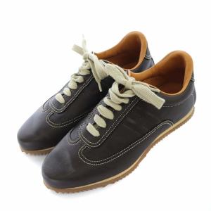 HERMES クイック Hスティッチ ローカットスニーカー 35 ネイビー