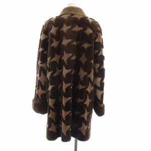 SAGA MINK 金サガロイヤル Labrador ファーコート シェアード カラーミンク F ブラウン