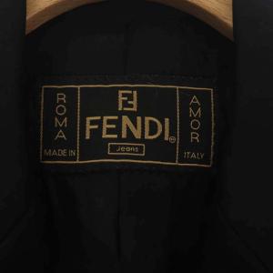FENDI ジャケット ジッパーフライ 総裏地 I40 ブラック