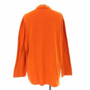 Salvatore Ferragamo ヴァラボタンニットカーディガン L オレンジ