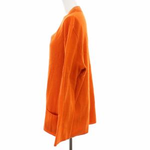 Salvatore Ferragamo ヴァラボタンニットカーディガン L オレンジ