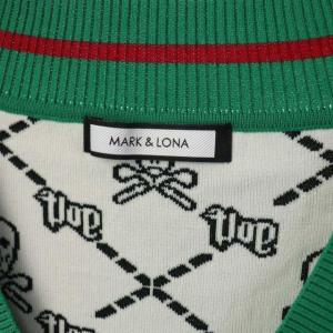 MARK&LONA ベスト プルオーバー Vネック ニット 48 ブラック