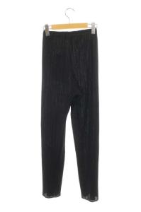 PLEATS PLEASE ISSEY MIYAKE ストレートパンツ ブラック
