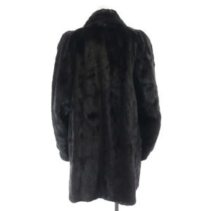 SAGA MINK 銀サガ 毛皮 ファーコート ロング L 茶
