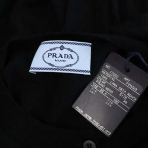 PRADA 2018年製 シルクニットカーディガン 38 ブラック