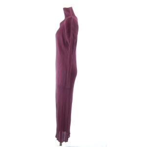 PLEATS PLEASE ISSEY MIYAKE ISSEY MIYAKE ワンピース ハイネック 3 パープル