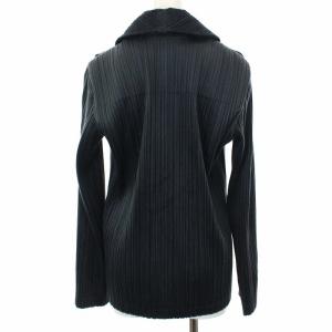PLEATS PLEASE ISSEY MIYAKE セットアップ ショールカラージャケット パンツ プリーツ 1 4 S L ネイビー
