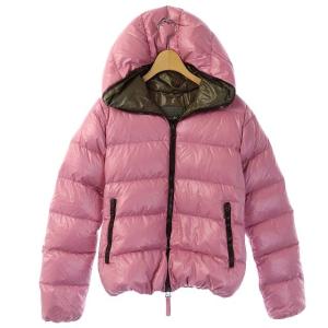 ダウンジャケット アウター ミドル丈 フルジップ 40 ピンク