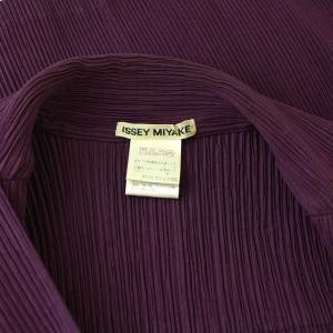 ISSEY MIYAKE プリーツテーラードジャケット M パープル
