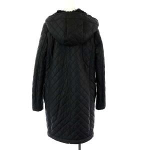 MACKINTOSH 中綿コート フード キルティング ロング アウター 36 S ブラック