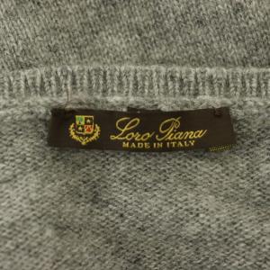 Loro Piana セーター ニット 長袖 イタリア製 カシミヤ グレー
