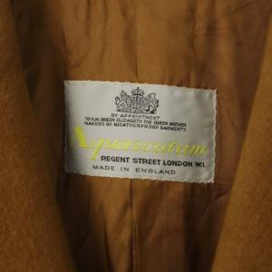 Aquascutum チェスターコート ロング ダブル アンゴラ キャメル