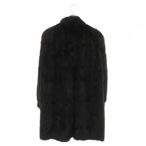 SAGA MINK 銀サガ BIENFORET ミンクファーコート F ブラック