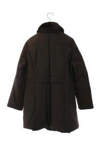 Leilian ダウンコート ミドル丈 ラビットファー 9 ブラウン