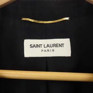 SAINT LAURENT PARIS ジャケット シングル 総裏地 1B センターベント ブラック