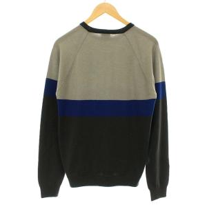 GIORGIO ARMANI カシミヤ混ニットセーター 48 グレー