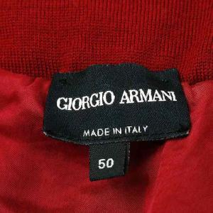 GIORGIO ARMANI ウールカーディガン レッド