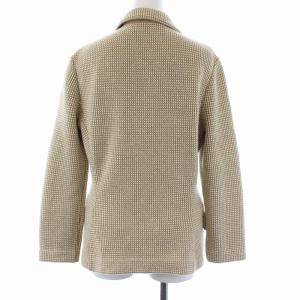 Loro Piana 4Bニットテーラードジャケット ベビーカシミヤ イタリア製 ベージュ