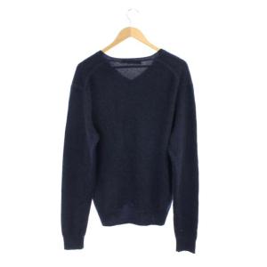 RALPH LAUREN ニット セーター Vネック 長袖 カシミヤ XL ネイビー