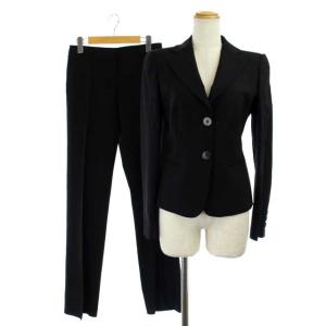 セットアップ スーツ テーラードジャケット 2B パンツ 38 ブラック