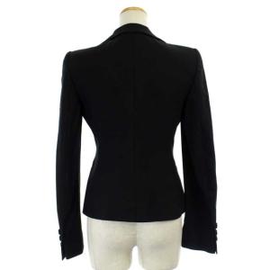 EMPORIO ARMANI セットアップ スーツ テーラードジャケット 2B パンツ 38 ブラック