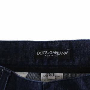 DOLCE&GABBANA 14Classic デニムパンツ ロゴプレート 50 インディゴ