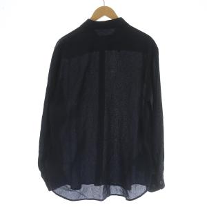 GIORGIO ARMANI カジュアルシャツ 50 ネイビー